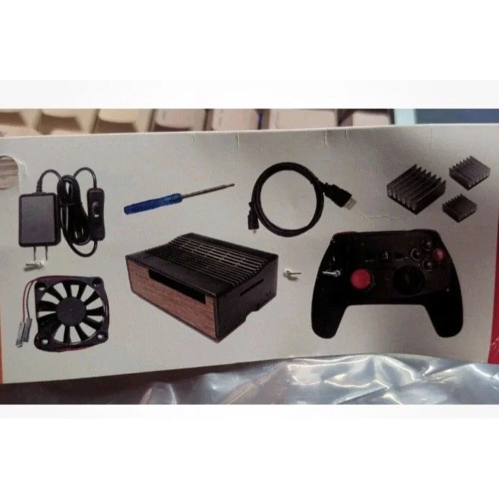Micro Center Atari Retro Gaming Accessory Kit for Raspberry Pi 4 - Wireless RF
